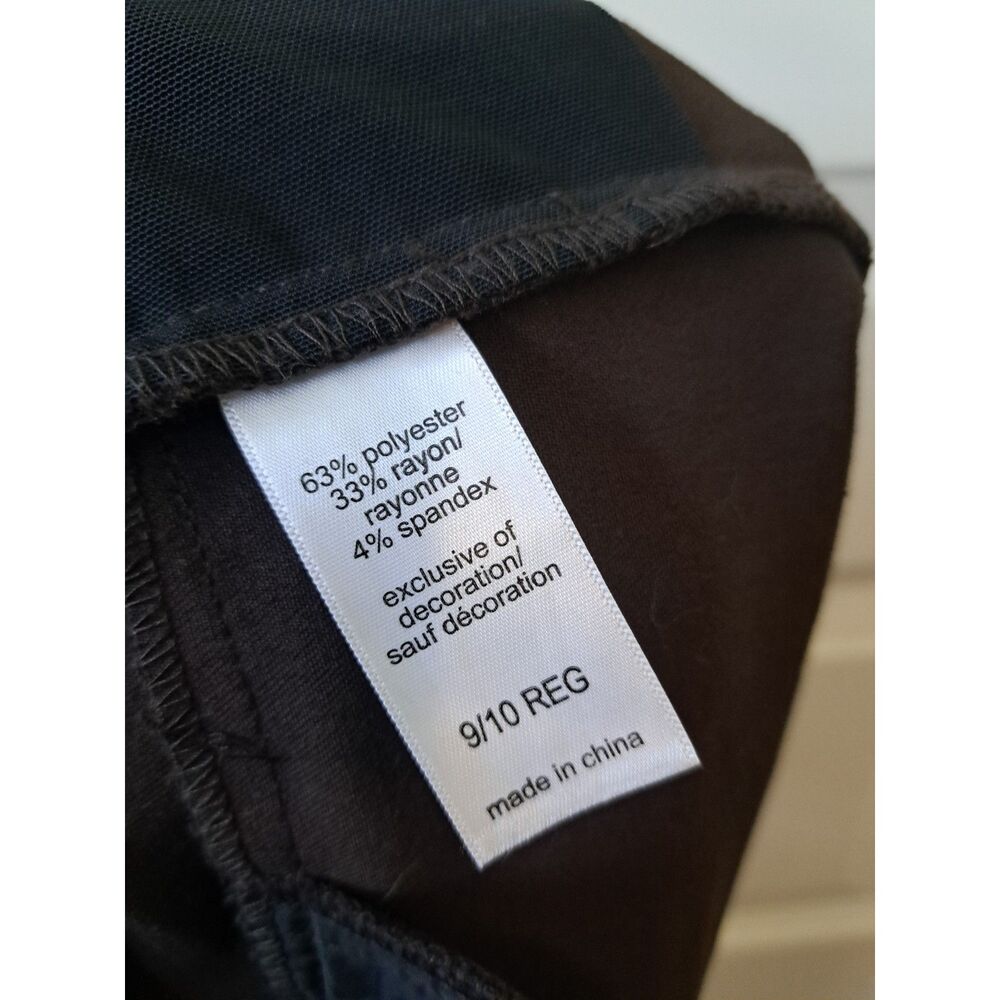 Maurices Women's Dress Pants Trousers Slacks Career Brown Polished Size 9/10 - Picture 6 of 8